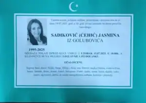 U 30. godini života preminula Jasmina Sadiković (