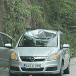 Smrt u Miljevinama: Stijena pala na automobil, poginuo suvozač iz Sarajeva