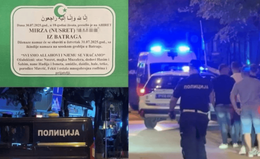Poznat termin dženaze maloljetniku koji je ubijen u Novom Pazaru