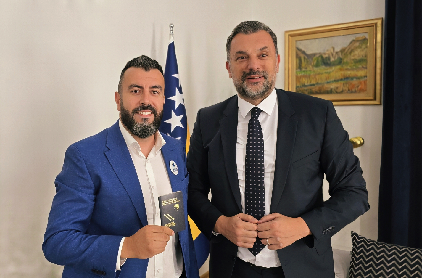 Dr. Edhem Čustović i Dino Konaković